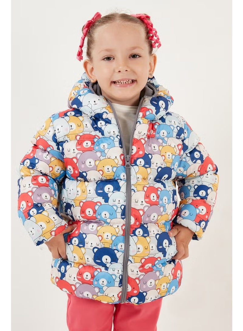 Lela Extra Padded Soft Fleece Hooded Puffer Coat Unisex Children'S COAT 5763008 - Image 3